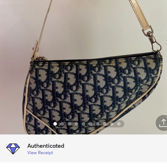 SOLD‼️Authenticated Vintage Christian Dior diorissimo Saddle Shoulder Bag - Picture 11 of 11